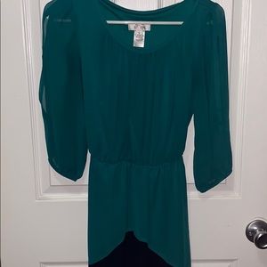 Dark green dress